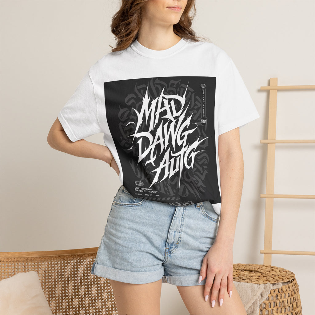 Mad Dawg Auto Graphic T-Shirt — Streetwear Car Crew Tee