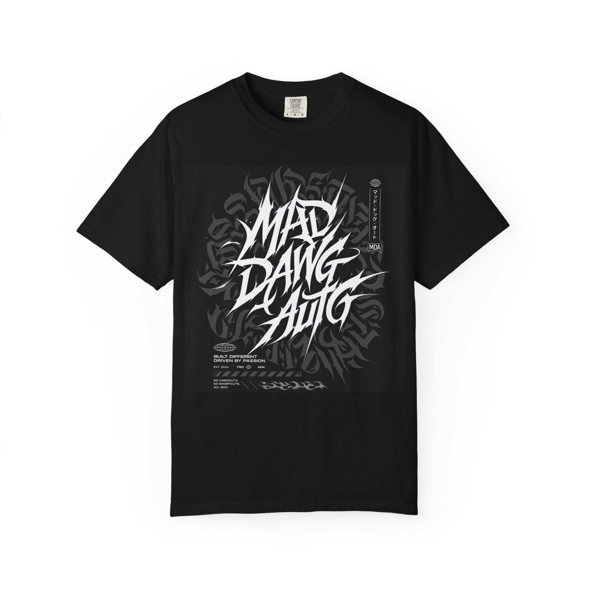 Mad Dawg Auto Graphic T-Shirt — Streetwear Car Crew Tee